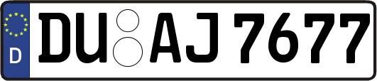 DU-AJ7677