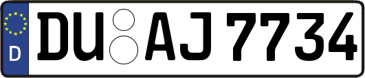 DU-AJ7734