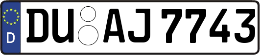 DU-AJ7743