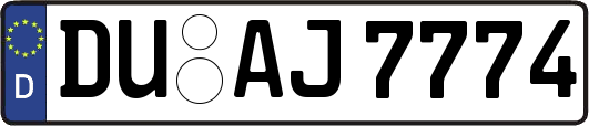 DU-AJ7774