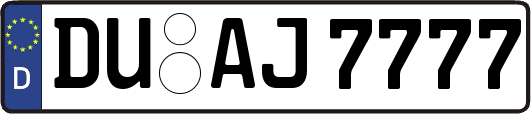 DU-AJ7777