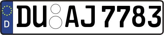 DU-AJ7783