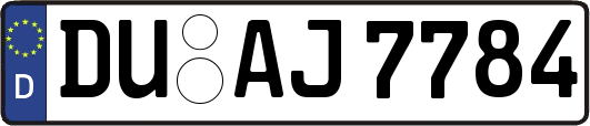 DU-AJ7784
