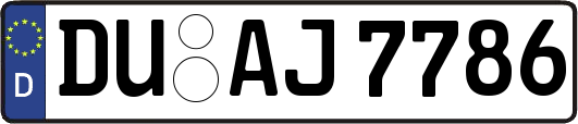 DU-AJ7786
