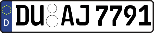 DU-AJ7791