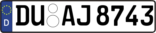 DU-AJ8743