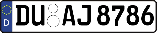 DU-AJ8786