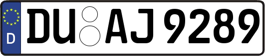 DU-AJ9289