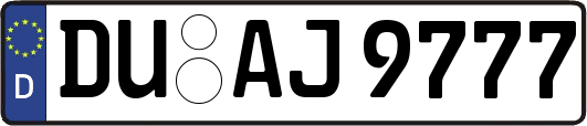 DU-AJ9777
