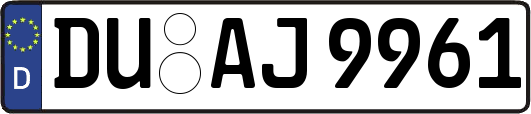 DU-AJ9961