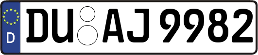 DU-AJ9982