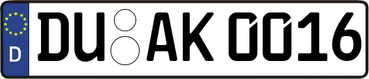 DU-AK0016