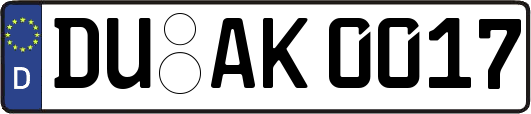 DU-AK0017