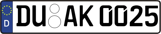 DU-AK0025