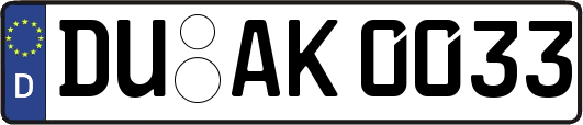 DU-AK0033