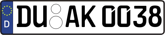 DU-AK0038