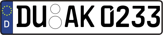 DU-AK0233