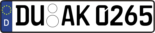 DU-AK0265