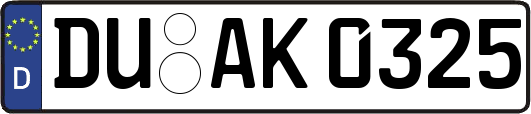 DU-AK0325