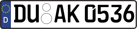 DU-AK0536