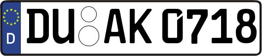 DU-AK0718