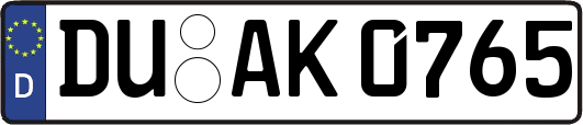 DU-AK0765