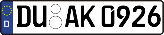 DU-AK0926