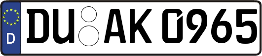 DU-AK0965