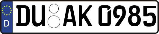 DU-AK0985