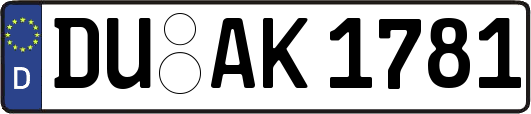 DU-AK1781