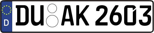 DU-AK2603
