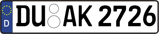 DU-AK2726