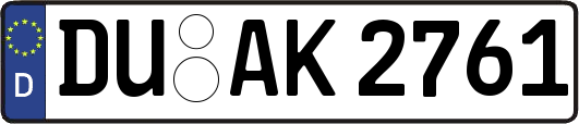 DU-AK2761