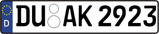 DU-AK2923