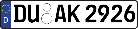 DU-AK2926