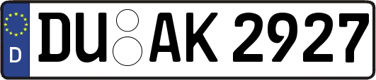 DU-AK2927