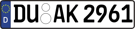 DU-AK2961