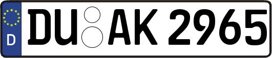 DU-AK2965