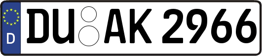 DU-AK2966