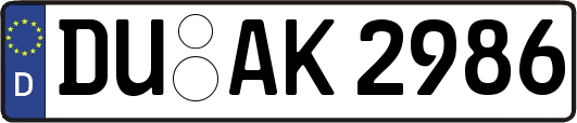 DU-AK2986