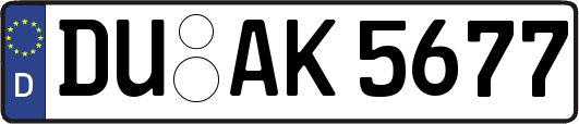 DU-AK5677