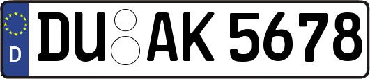 DU-AK5678