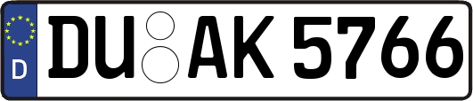 DU-AK5766