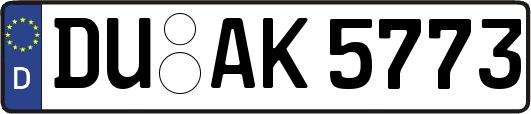 DU-AK5773