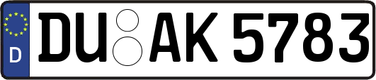DU-AK5783