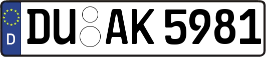 DU-AK5981