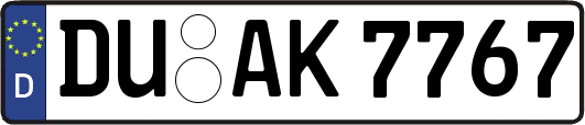 DU-AK7767