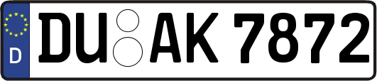 DU-AK7872