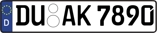DU-AK7890