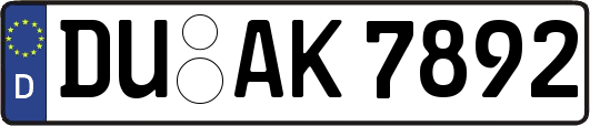 DU-AK7892